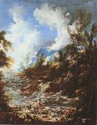 MAGNASCO, Alessandro Seascape with Fishermen and Bathers (mk08) china oil painting artist